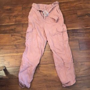 Topshop pink cargo pants!